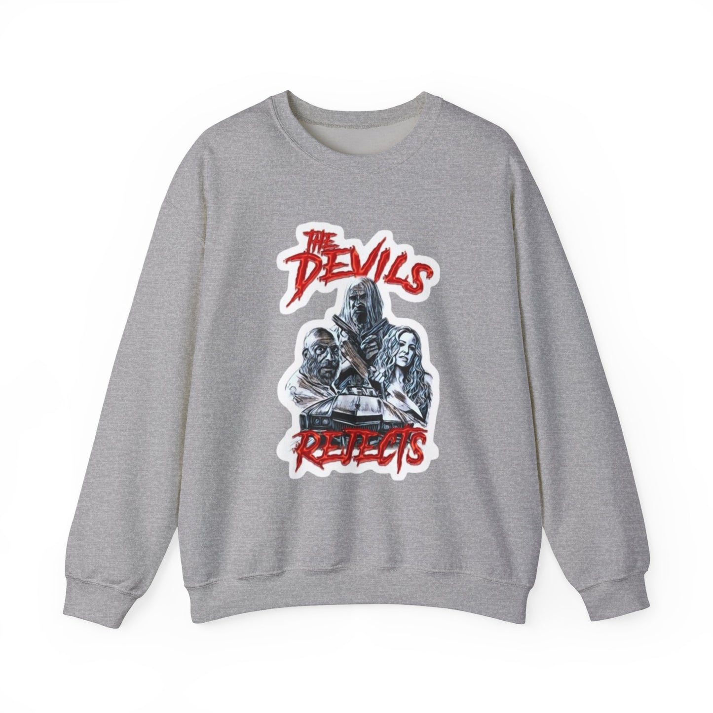 The Devils Rejects Horro Crewneck Sweatshirt, Cozy Unisex Pullover, 80s Vintage Style, Perfect for Halloween, Movie Lovers Gift, Casual Streetwear