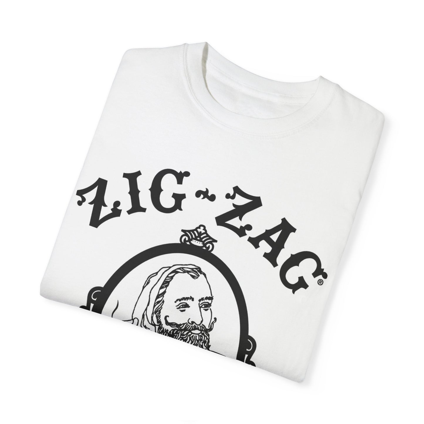 Men's Vintage Zig Zag Graphic T-Shirt - Casual Unisex Tee for Everyday Style