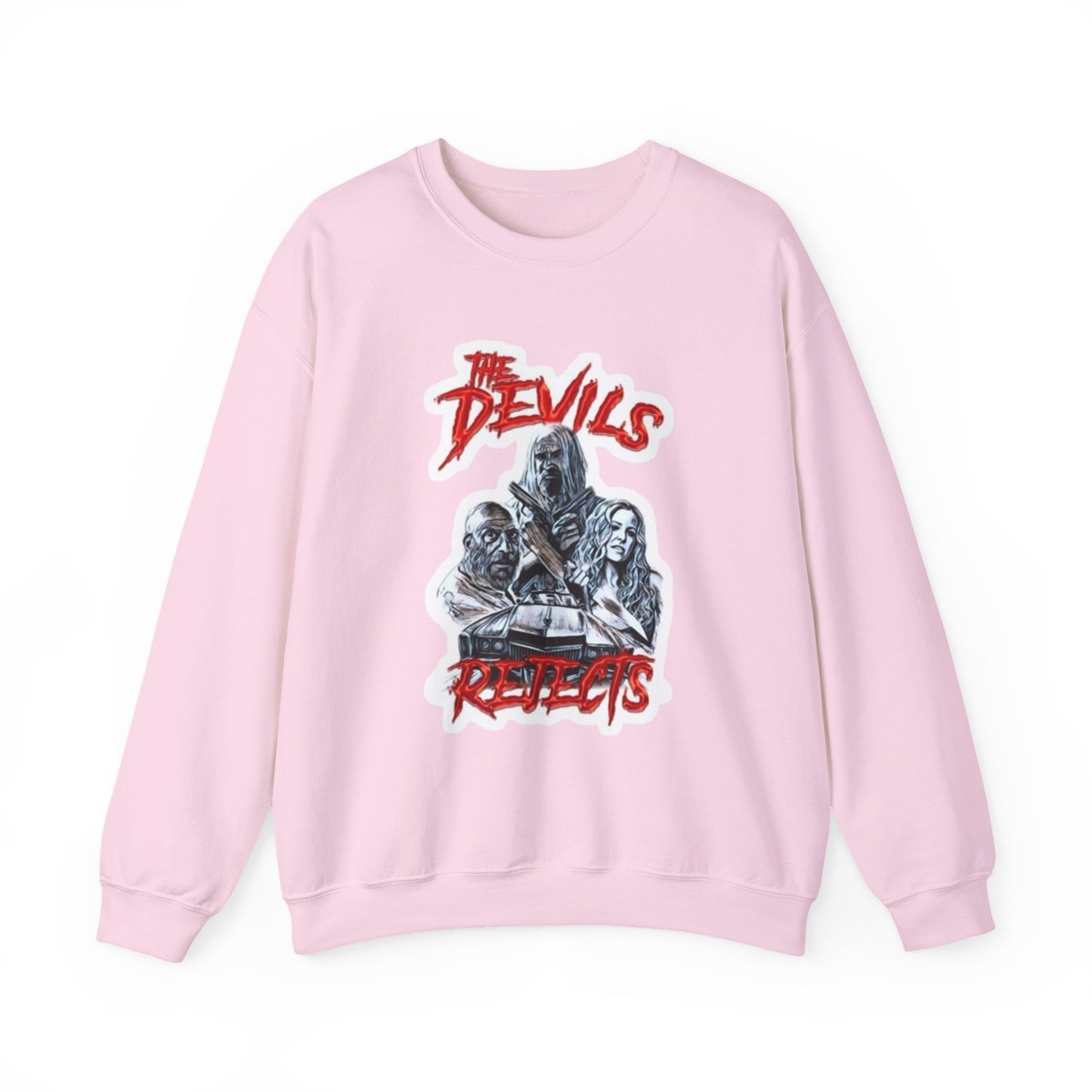 The Devils Rejects Horro Crewneck Sweatshirt, Cozy Unisex Pullover, 80s Vintage Style, Perfect for Halloween, Movie Lovers Gift, Casual Streetwear
