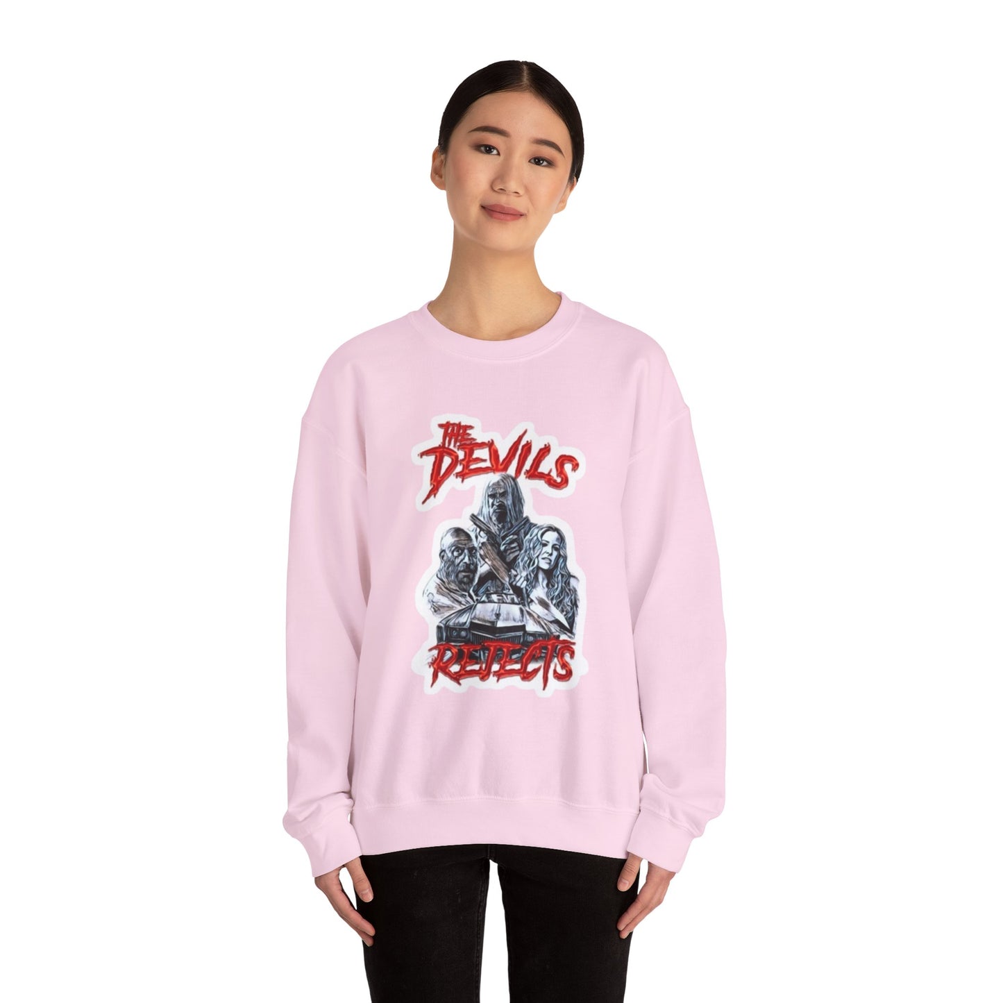The Devils Rejects Horro Crewneck Sweatshirt, Cozy Unisex Pullover, 80s Vintage Style, Perfect for Halloween, Movie Lovers Gift, Casual Streetwear