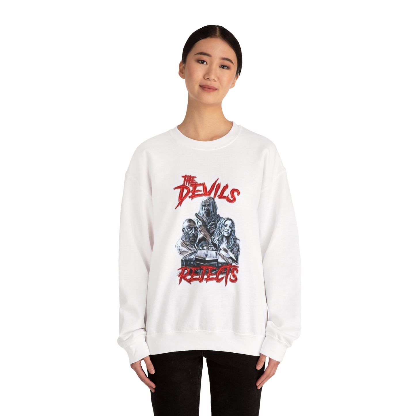 The Devils Rejects Horro Crewneck Sweatshirt, Cozy Unisex Pullover, 80s Vintage Style, Perfect for Halloween, Movie Lovers Gift, Casual Streetwear