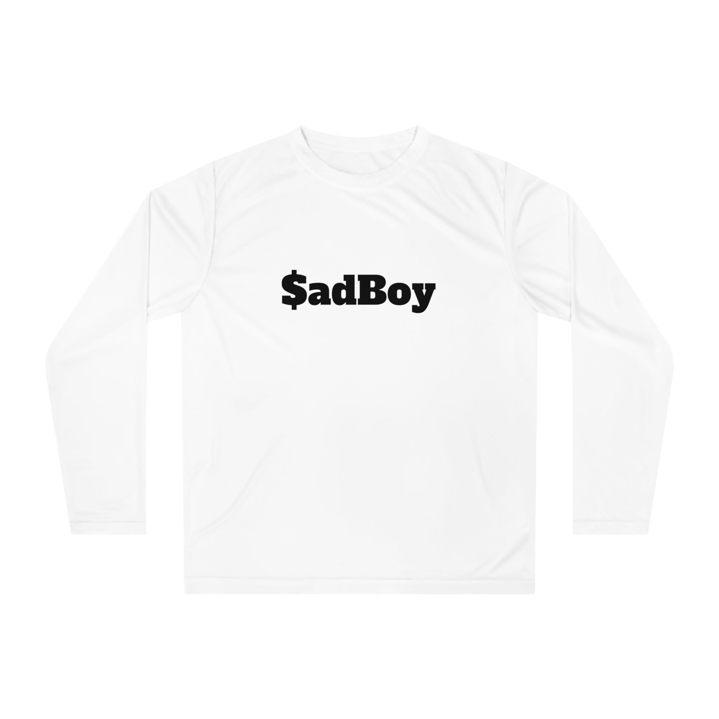 $adBoy Unisex Performance Long Sleeve Shirt, Athletic Shirt, Casual Wear, Gift for Fitness Enthusiasts, Sporty Style, adBoy Shirt