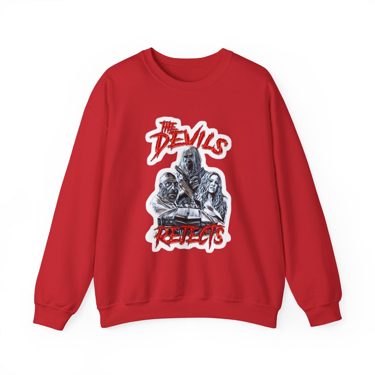 The Devils Rejects Horro Crewneck Sweatshirt, Cozy Unisex Pullover, 80s Vintage Style, Perfect for Halloween, Movie Lovers Gift, Casual Streetwear