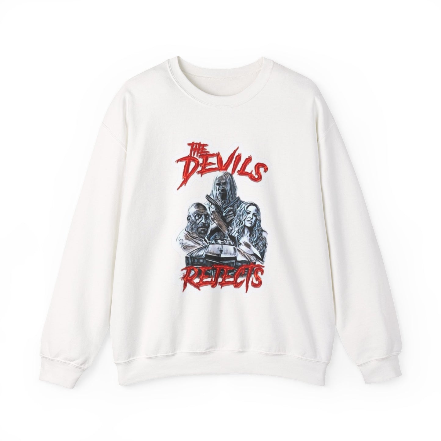 The Devils Rejects Horro Crewneck Sweatshirt, Cozy Unisex Pullover, 80s Vintage Style, Perfect for Halloween, Movie Lovers Gift, Casual Streetwear