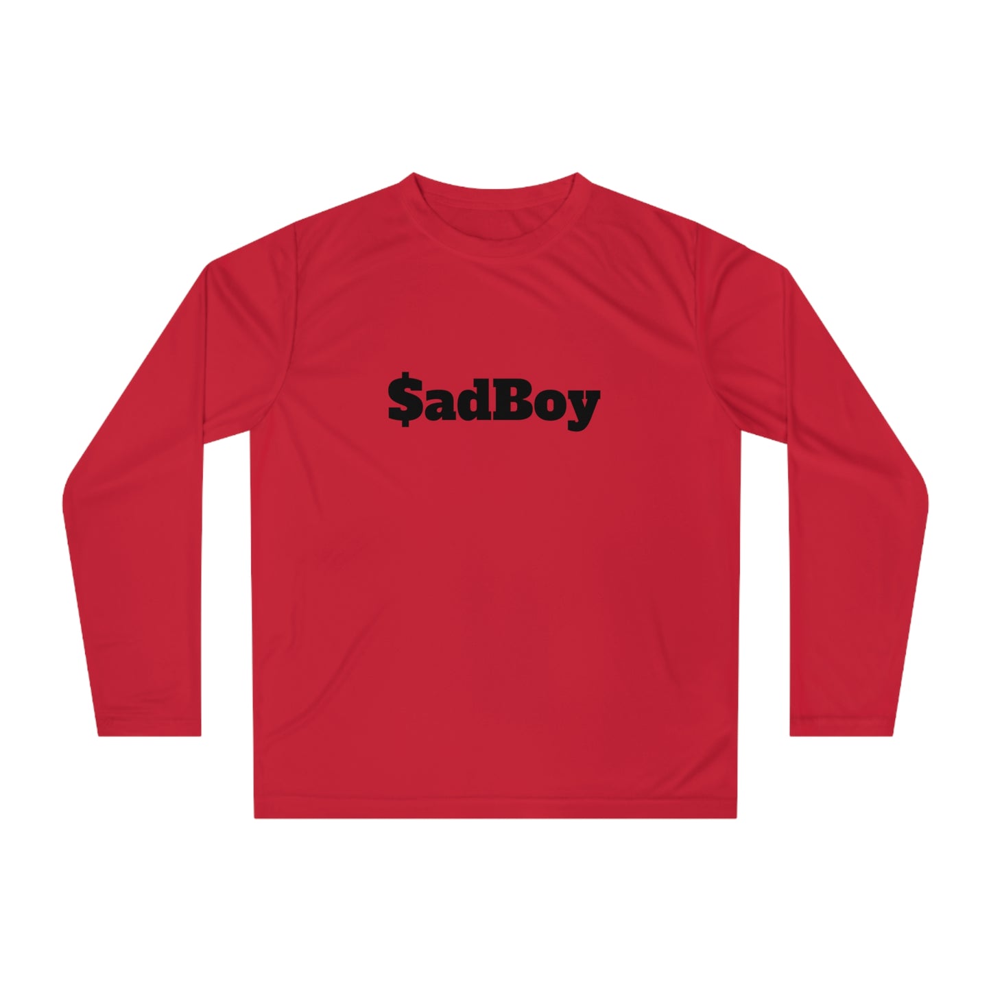 $adBoy Unisex Performance Long Sleeve Shirt, Athletic Shirt, Casual Wear, Gift for Fitness Enthusiasts, Sporty Style, adBoy Shirt
