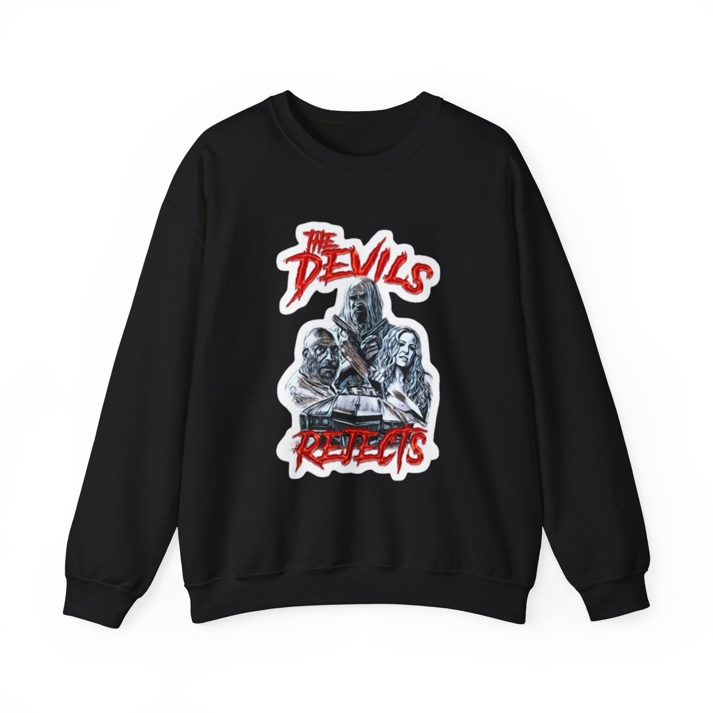 The Devils Rejects Horro Crewneck Sweatshirt, Cozy Unisex Pullover, 80s Vintage Style, Perfect for Halloween, Movie Lovers Gift, Casual Streetwear